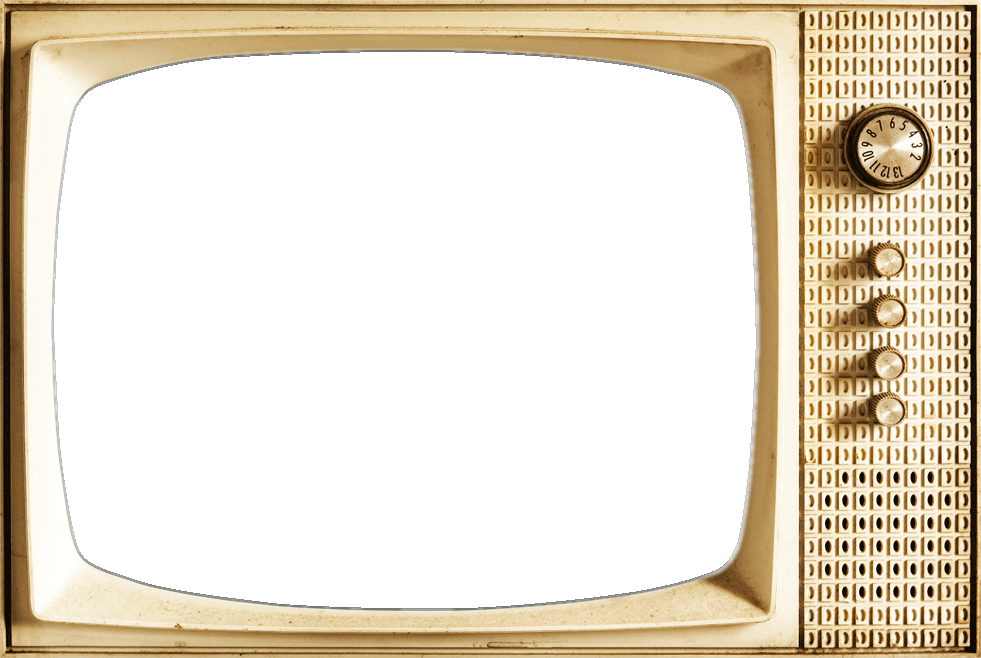 Old TV as frame